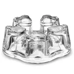 Подставка стеклянная под чайник Звезда, прозрачная, Кол-во: 1 оптом в BestTea, фото 