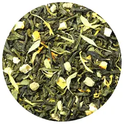 Чай зеленый с имбирем и медом, ароматизированный в чайном магазине BestTea, фото 