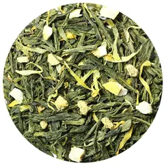 Чай зеленый Лимон с имбирем, ароматизированный в чайном магазине BestTea, фото 