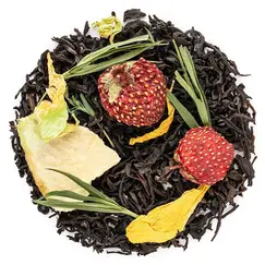 Чай ароматизированный черный Клубника-Дыня оптом в BestTea, фото 