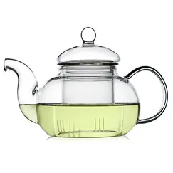 Чайник стеклянный Шафран с колбой 600 мл в чайном магазине BestTea, фото 
