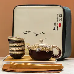 Чайный сервиз керамический на 4 персоны (чемоданчик) оптом в BestTea, фото 