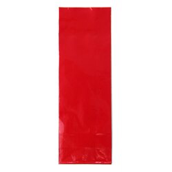 Пакет для чая трехслойный Красный глянцевый, 100 г, 205*70*40 мм, Цвет: Красный в чайном магазине BestTea, фото 