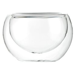 Пиала стеклянная необжигающая с двойными стенками 150 мл (жаропрочное боросиликатное стекло), в упаковке 6 шт в чайном магазине BestTea, фото 