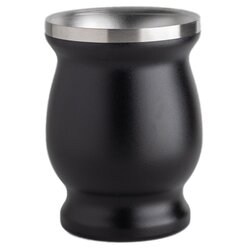 Калабас металлический 250 мл, черный, Объем мл: 250, Цвет: Черный в чайном магазине BestTea, фото 