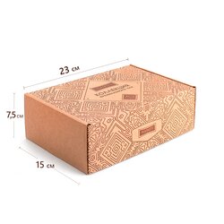 Гофрокороб самосборный №15, (к наборам на 6 банок), Коллекция: 6шт, Вариант: №15 в чайном магазине BestTea, фото 