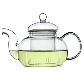 Чайник стеклянный Шафран с колбой 600 мл оптом в BestTea, фото 