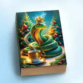 Шубер "НГ 2025 Змея" формат А5, Коллекция: А5, Вариант: С Новым годом №1 оптом в BestTea, фото 