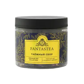 "Fantastea" Таежный Сбор черный (упаковка 12 банок по ±40гр) оптом в BestTea, фото 