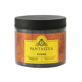 "Fantastea" Рубин Чай черный индийский (упаковка 12 банок по ±50гр) оптом в BestTea, фото 