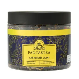 "Fantastea" Таежный Сбор черный (упаковка 8 банок по ±100гр) оптом в BestTea, фото 