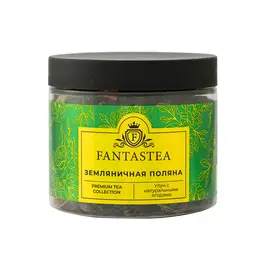 "Fantastea" Земляничная поляна Улун (упаковка 12 банок по ±70гр) оптом в BestTea, фото 