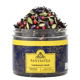 "Fantastea" Таежный Сбор черный (упаковка 8 банок по ±100гр), Вес г: 100 оптом в BestTea, фото 