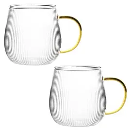Кружка стекло 400 мл, упаковка 2 шт, Кол-во: 1 оптом в BestTea, фото 