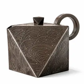 Чайник глиняный Бухта чистой горы, 190 мл, темно-коричневый оптом в BestTea, фото 