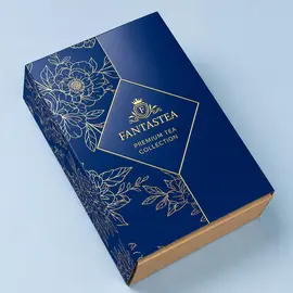 Шубер №6 FANTASTEA Premium Tea Collection, сине-серебряная палитра (к наборам на 6 банок) оптом в BestTea, фото 