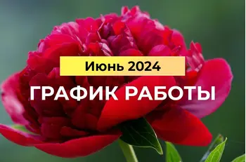 Режим работы в Июне 2024