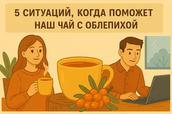 5 ситуаций, когда поможет чай с облепихой