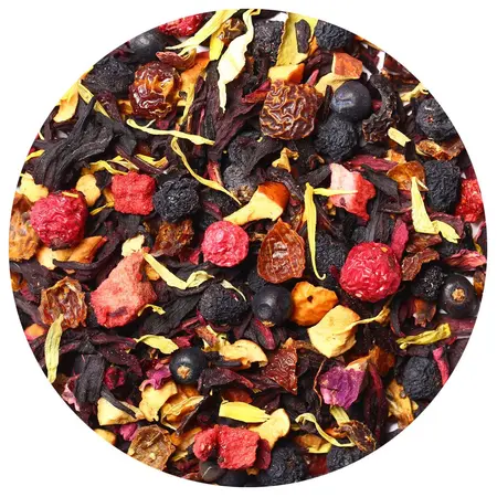 Чай фруктовый Красный сарафан, ароматизированный в чайном магазине BestTea, фото 