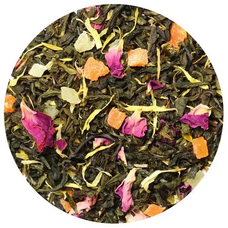 Чай зеленый Королевский манго, ароматизированный в чайном магазине BestTea, фото 