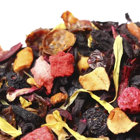 Чай фруктовый Красный сарафан, ароматизированный в чайном магазине BestTea, фото , изображение 9