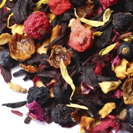Чай фруктовый Красный сарафан, ароматизированный в чайном магазине BestTea, фото , изображение 8