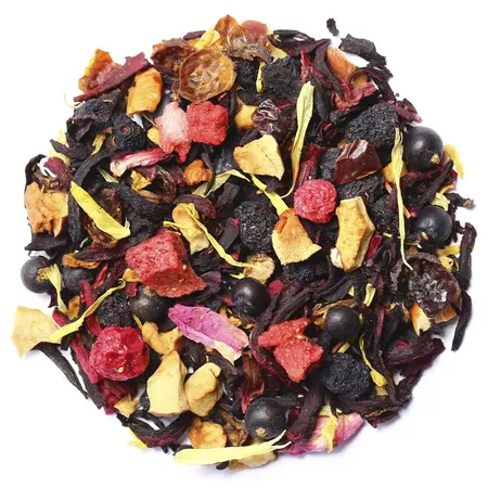 Чай фруктовый Красный сарафан, ароматизированный в чайном магазине BestTea, фото , изображение 7