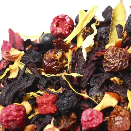 Чай фруктовый Красный сарафан, ароматизированный в чайном магазине BestTea, фото , изображение 6
