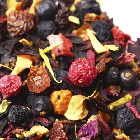 Чай фруктовый Красный сарафан, ароматизированный в чайном магазине BestTea, фото , изображение 5