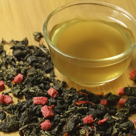 Чай улун Клубника со сливками в чайном магазине BestTea, фото , изображение 14