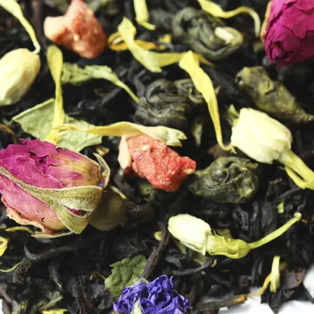 Чай черный-зеленый 1002 сказка, ароматизированный в чайном магазине BestTea, фото , изображение 6