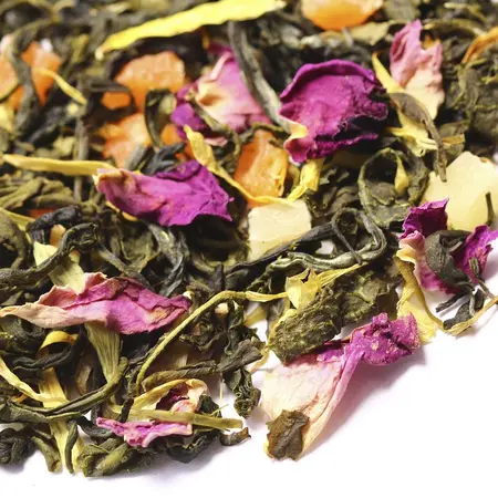 Чай зеленый Королевский манго, ароматизированный в чайном магазине BestTea, фото , изображение 3