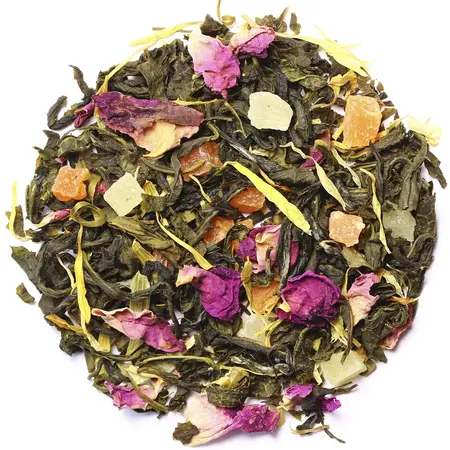 Чай зеленый Королевский манго, ароматизированный в чайном магазине BestTea, фото , изображение 5