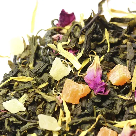 Чай зеленый Королевский манго, ароматизированный в чайном магазине BestTea, фото , изображение 6