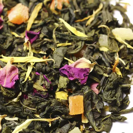 Чай зеленый Королевский манго, ароматизированный в чайном магазине BestTea, фото , изображение 7