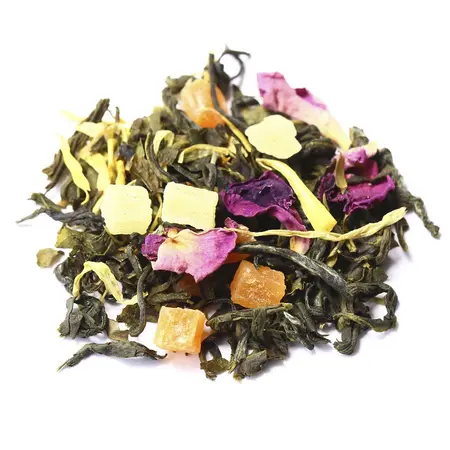 Чай зеленый Королевский манго, ароматизированный в чайном магазине BestTea, фото , изображение 8