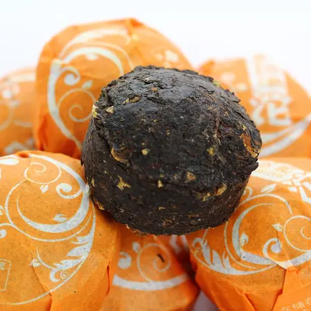 Чай пуэр То ча с цедрой апельсина, Шу в чайном магазине BestTea, фото , изображение 3