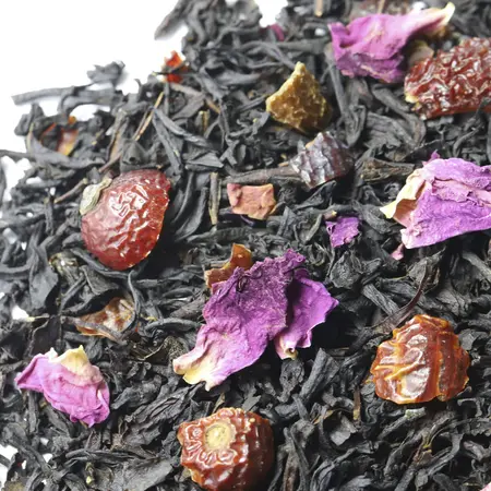 Чай черный с шиповником в чайном магазине BestTea, фото , изображение 3