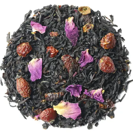 Чай черный с шиповником в чайном магазине BestTea, фото , изображение 2
