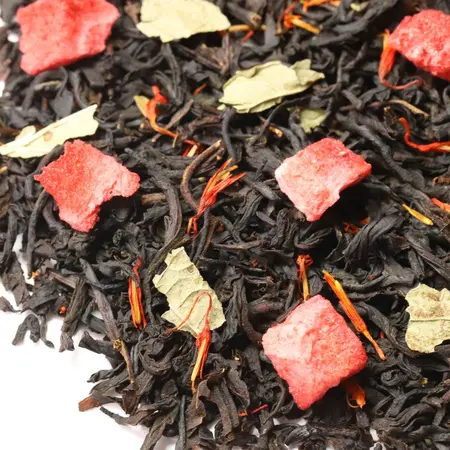 Чай черный Клубника со сливками в чайном магазине BestTea, фото , изображение 5