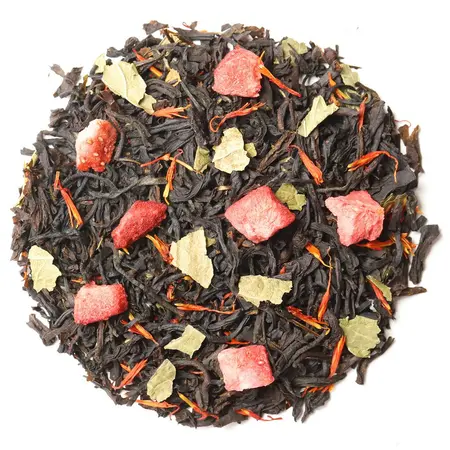 Чай черный Клубника со сливками в чайном магазине BestTea, фото , изображение 6