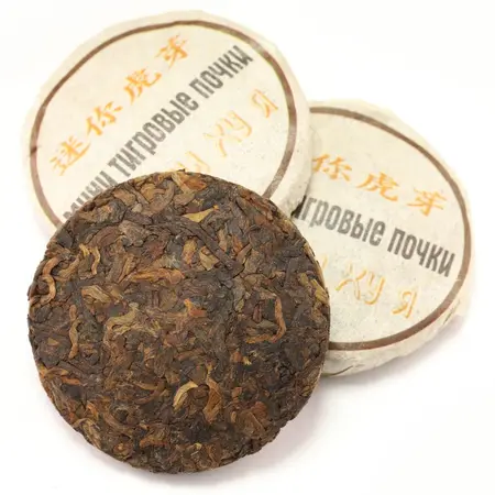 Чай пуэр БаДу Чай Мини Ху Я, Шу, 7шт по 8 г в чайном магазине BestTea, фото , изображение 2