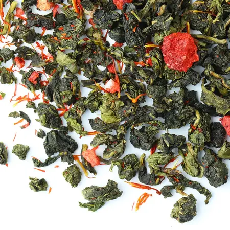 Чай улун Клубника со сливками в чайном магазине BestTea, фото , изображение 8