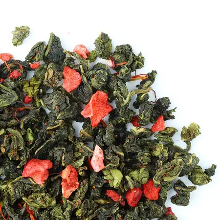 Чай улун Клубника со сливками в чайном магазине BestTea, фото , изображение 4