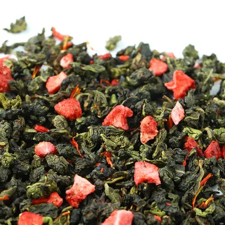 Чай улун Клубника со сливками в чайном магазине BestTea, фото , изображение 5