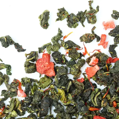 Чай улун Клубника со сливками в чайном магазине BestTea, фото , изображение 7