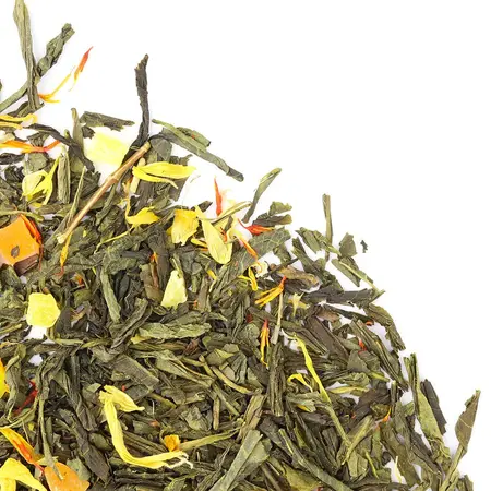 Чай зеленый Персиковый рай, ароматизированный в чайном магазине BestTea, фото , изображение 6