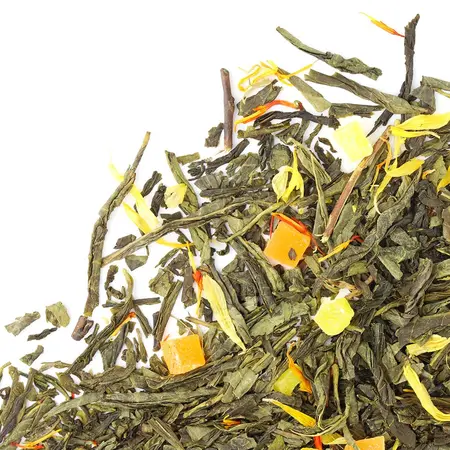 Чай зеленый Персиковый рай, ароматизированный в чайном магазине BestTea, фото , изображение 3