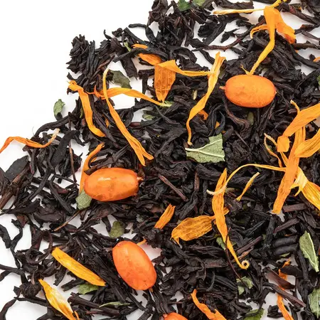 Чай черный с облепихой в чайном магазине BestTea, фото , изображение 3