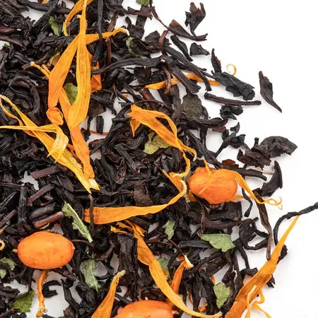Чай черный с облепихой в чайном магазине BestTea, фото , изображение 4